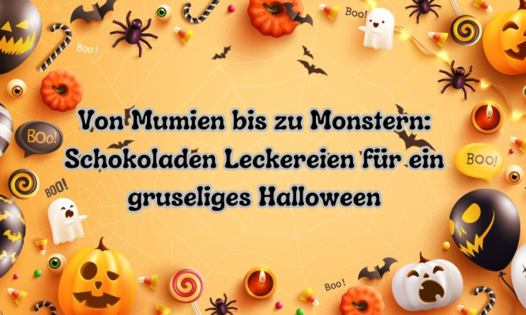 Von Mumien bis zu Monstern: Schokoladen Leckereien für ein gruseliges Halloween
