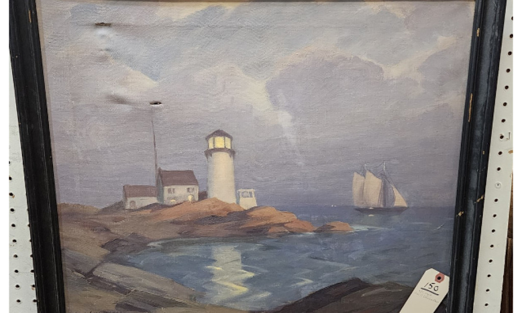 Paintings by Gruppe, Carlson and Chichester, Plus Mid-Century Designer Furniture, are in George Cole's March 8th Auction